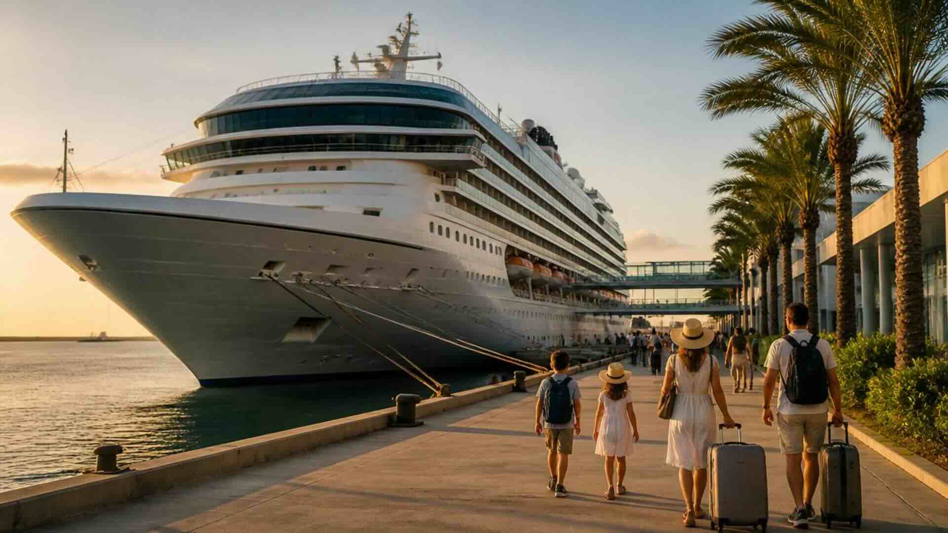 Port Canaveral cruise terminal served by Merie's Orlando Express private car service from MCO